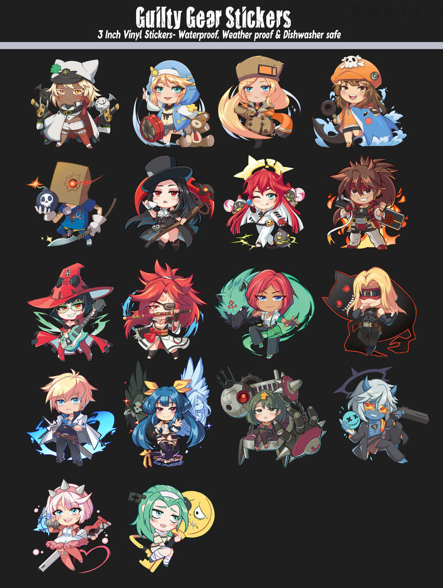 Guilty Gear Stickers